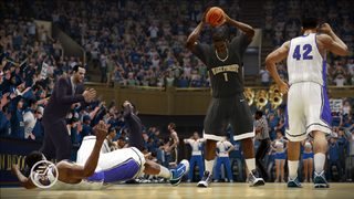 Illustration for article titled NCAA 10 Showcases the Charm and Bad Calls of Hoops' Top Home Courts